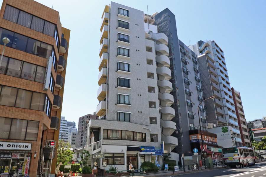 セントヒルズ目黒の外観(北東側から)