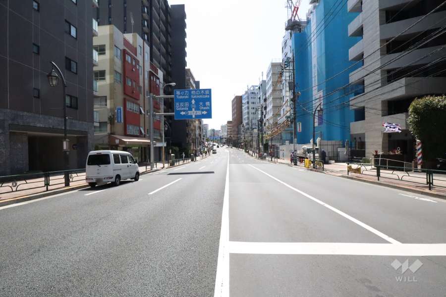 敷地側の前面道路(北側)