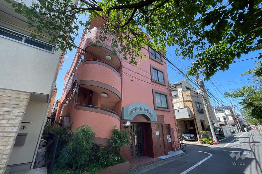 セザール第二西小山の外観（西側から）