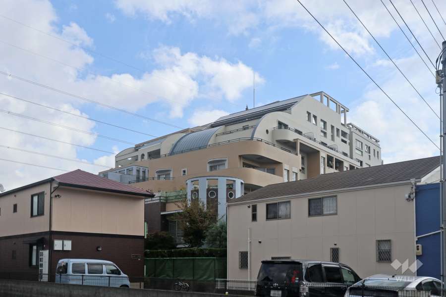 パレ武庫川プルミエール4外観（北西側から）