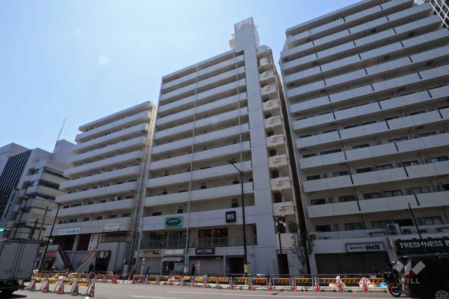 アルス中目黒の外観(北西側から)