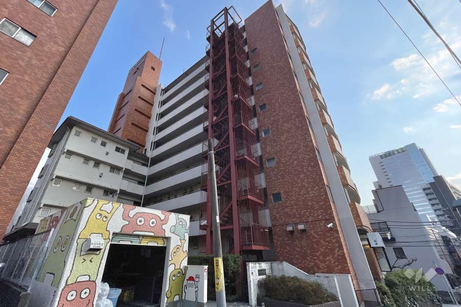 ハイネス中目黒の外観（北側から）