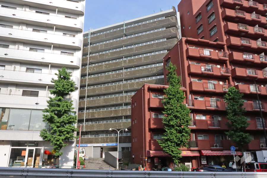 サードリハイツの外観（北西側から）