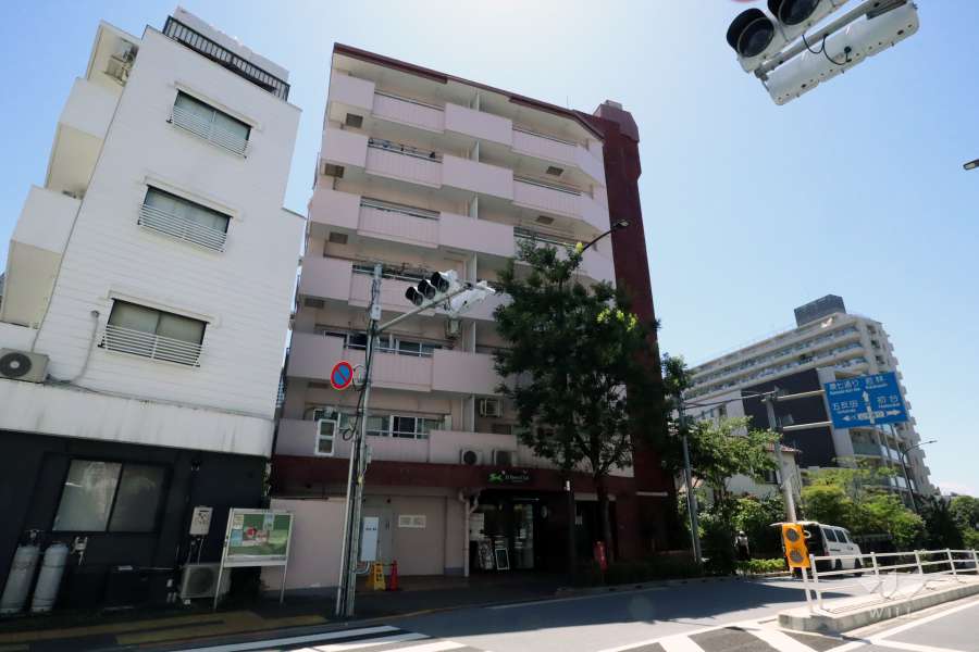 パラスト青葉台の外観(北東側から)