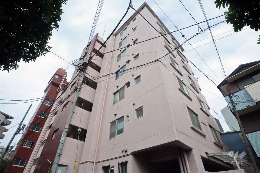 パラスト青葉台の外観(南西側から)