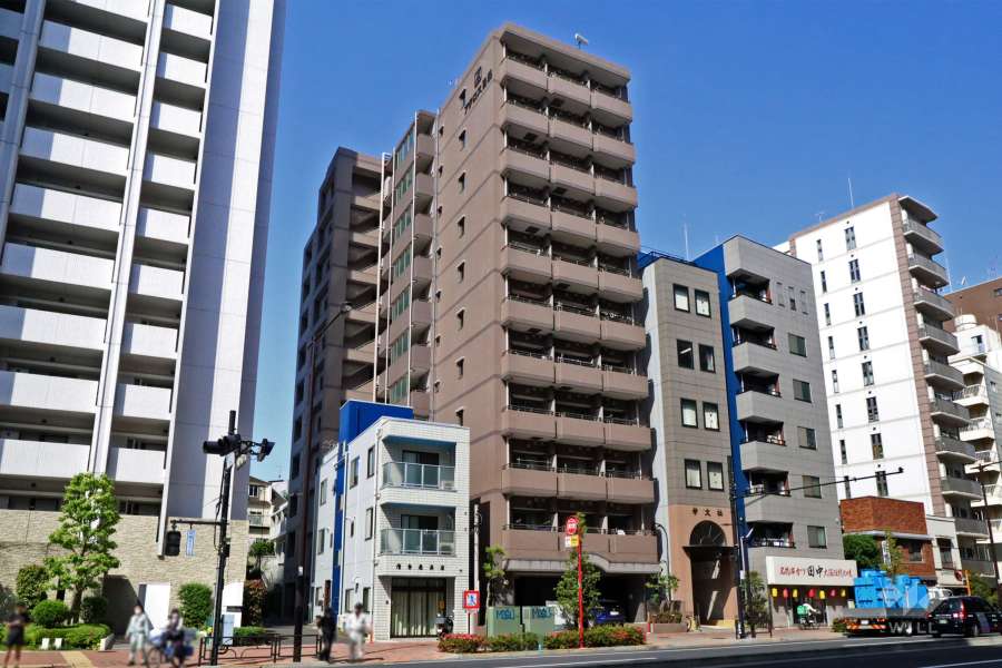 アクロス目黒の外観(北東側から)