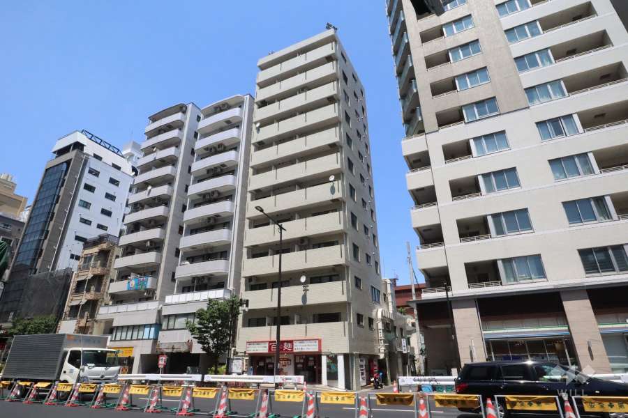 キャッスルマンション青葉台の外観(南側から)