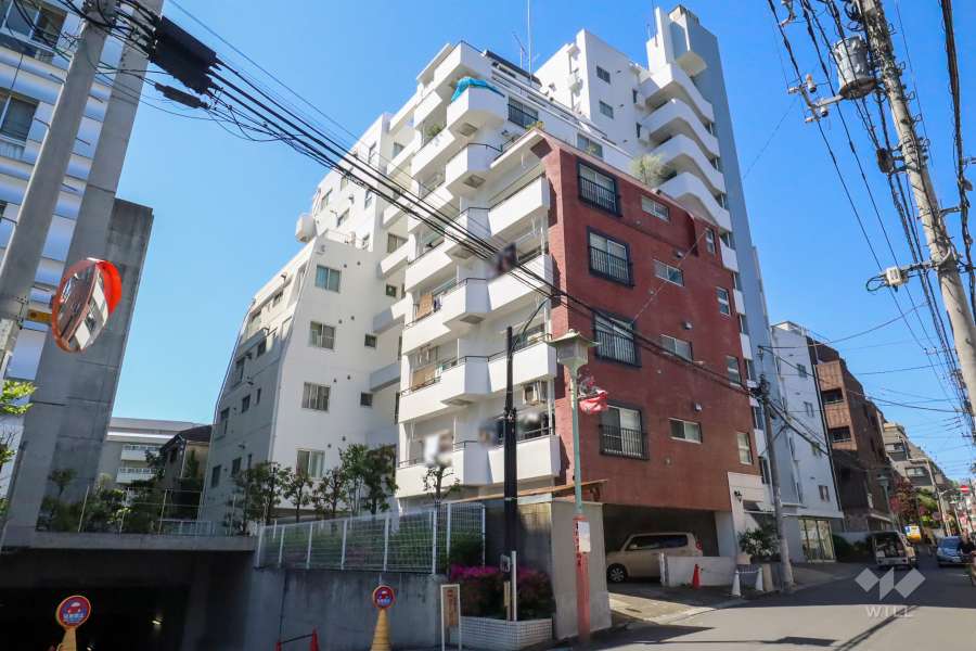 ハイツ第1目黒の外観（北東側から）　