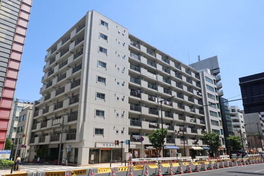 トーア青葉台マンションの外観(西側から)