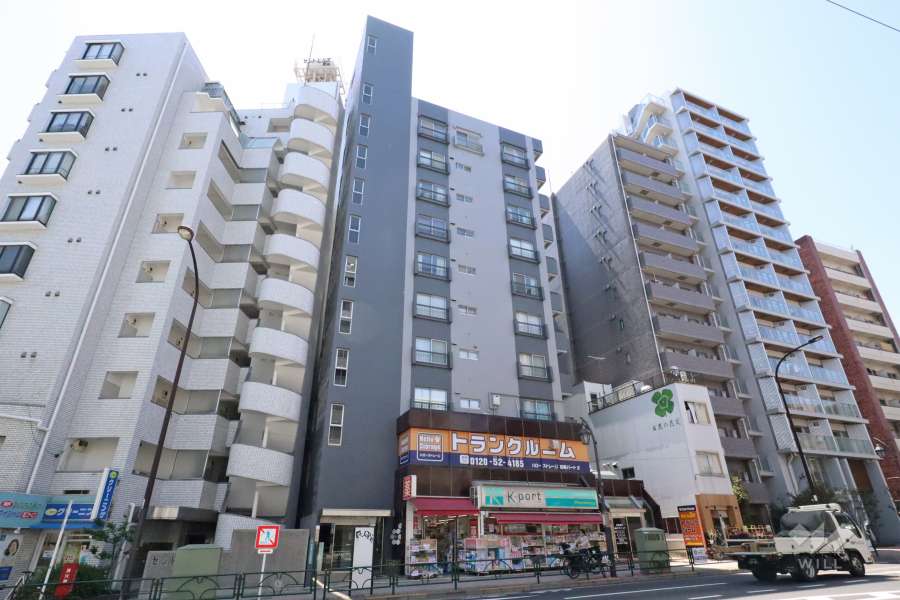 カーサ目黒の外観(北側から)