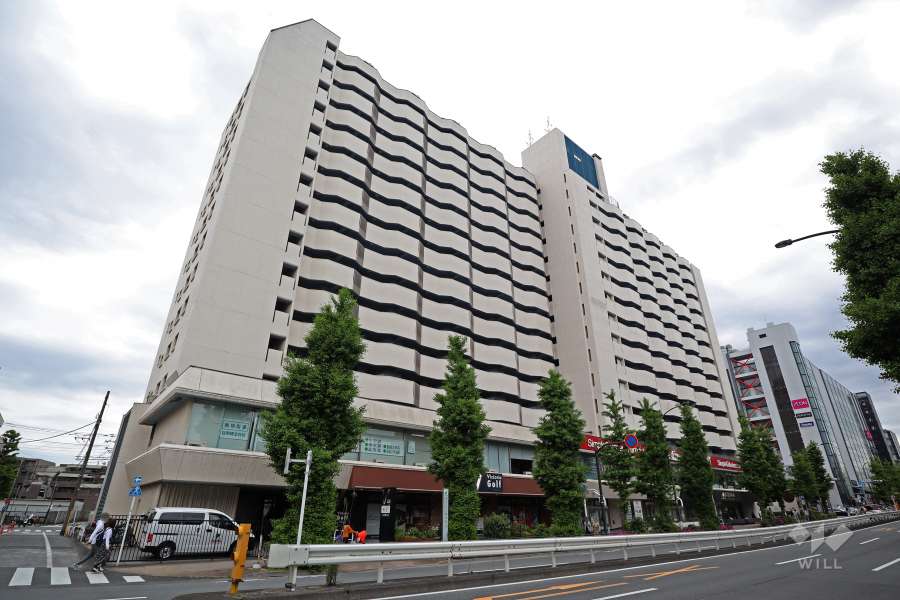 キャッスル共進の外観(北東側から)