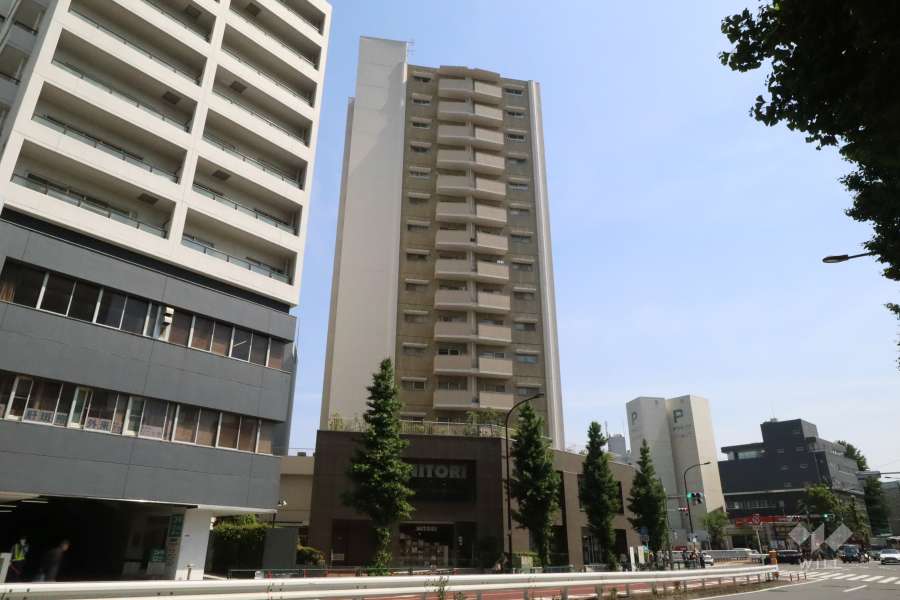 中目黒ハイツの外観(北西側から)