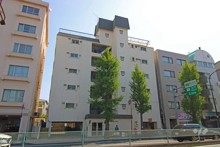 第二自由が丘ハイムの外観（北西側から）