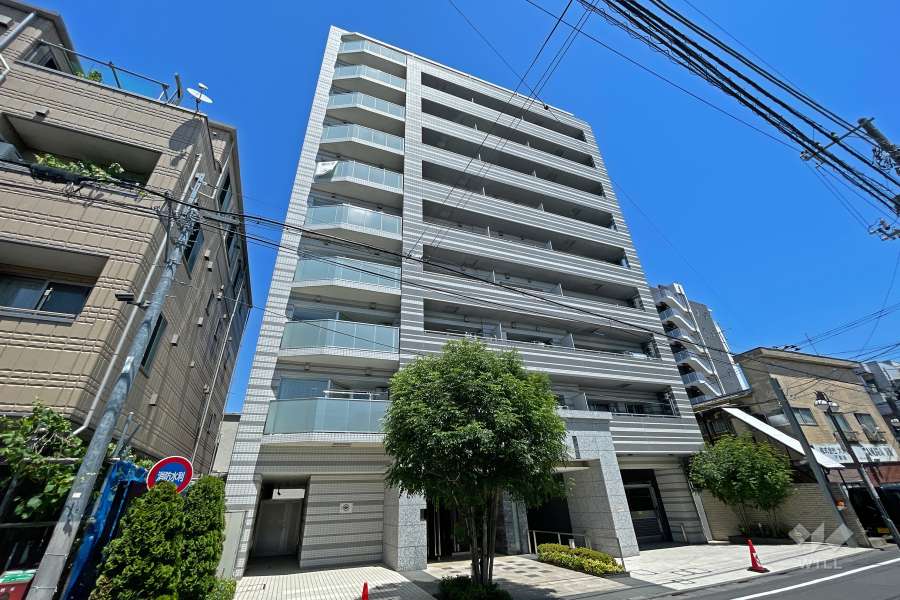 ラフォルム目黒原町の外観（西側から）