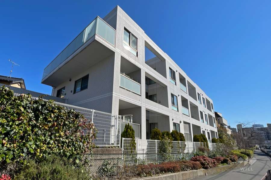 オープンレジデンス中目黒の外観（南西側から）