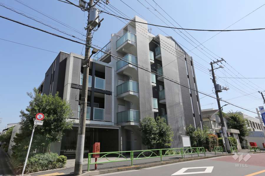 リストレジデンス目黒本町の外観（北西側から）