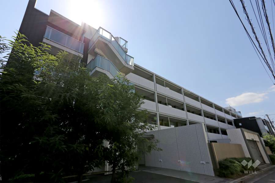 リストレジデンス目黒本町の外観（北東側から）