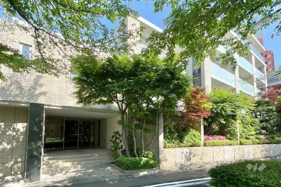 ザパークハウス柿の木坂の外観（西側から）