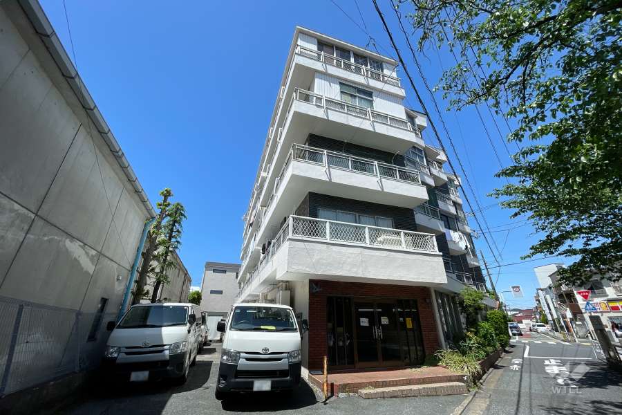 ニュー小山マンションの外観（南東側から）