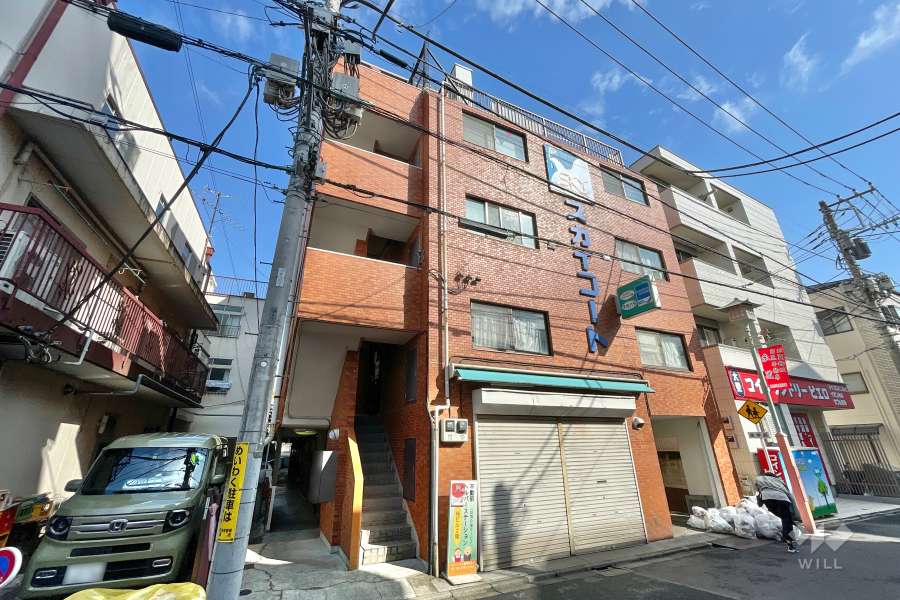 スカイコート目黒の外観(南側から）