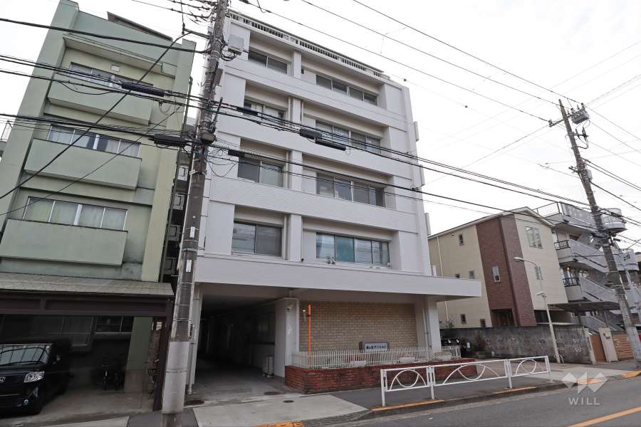 緑ヶ丘マンションの外観（北東側から）