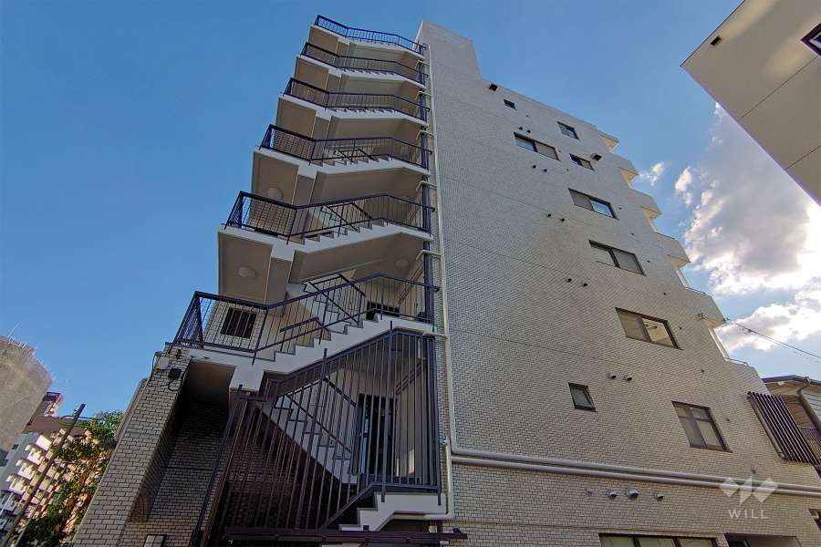 シャトーカデ目黒第１の外観敷（北側から）