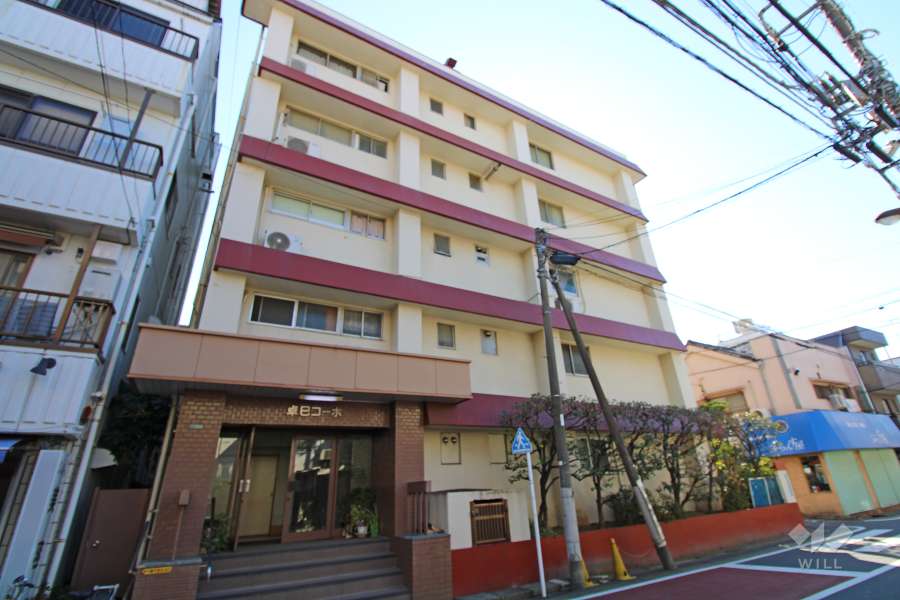 卓巳コーポの外観（北西側から）
