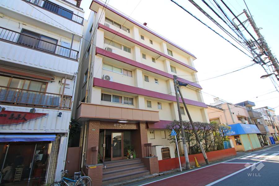 卓巳コーポの外観（北西側から）
