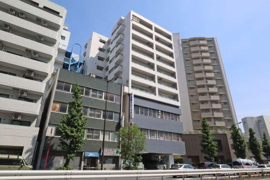 シティホームズ中目黒の外観（北西側から）