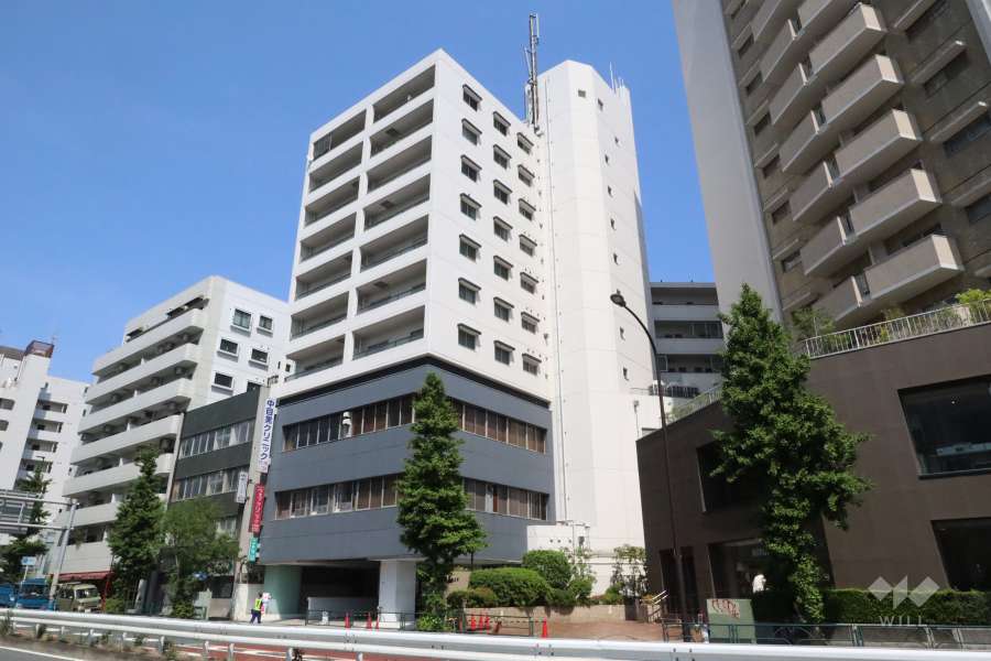 シティホームズ中目黒の外観（南西側から）