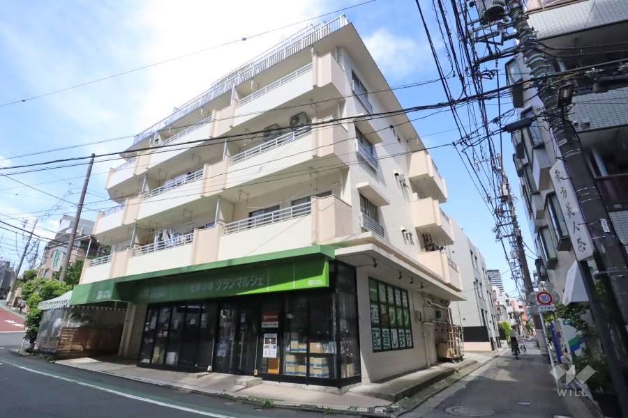 マンション目黒東山の外観（東側から）