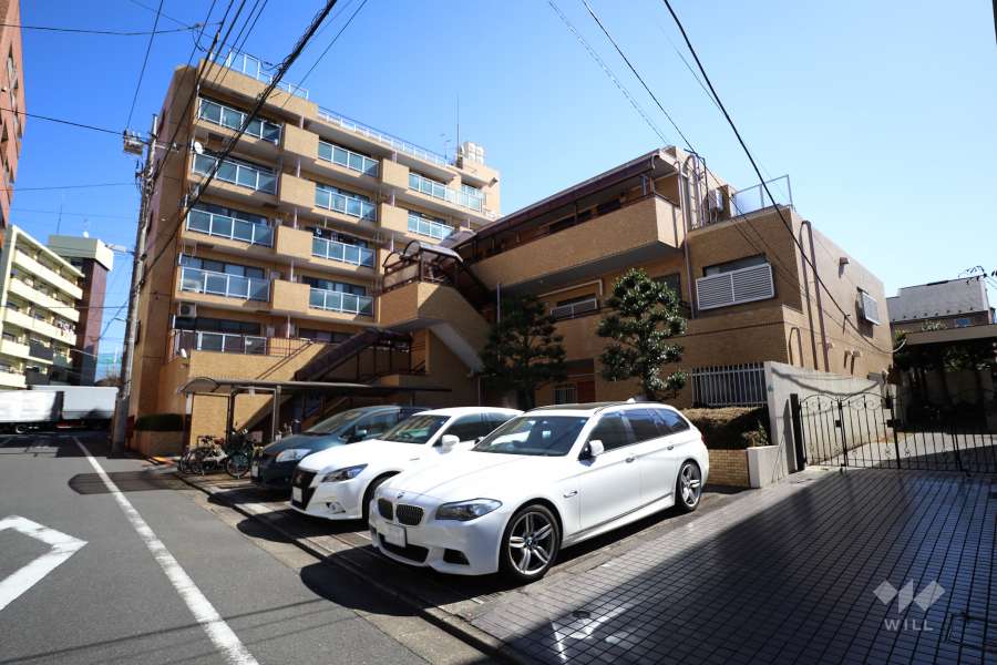 エクセル柿の木坂の外観(北西側から)