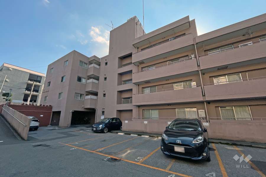 マンション第二恵比須苑の外観（北側から）