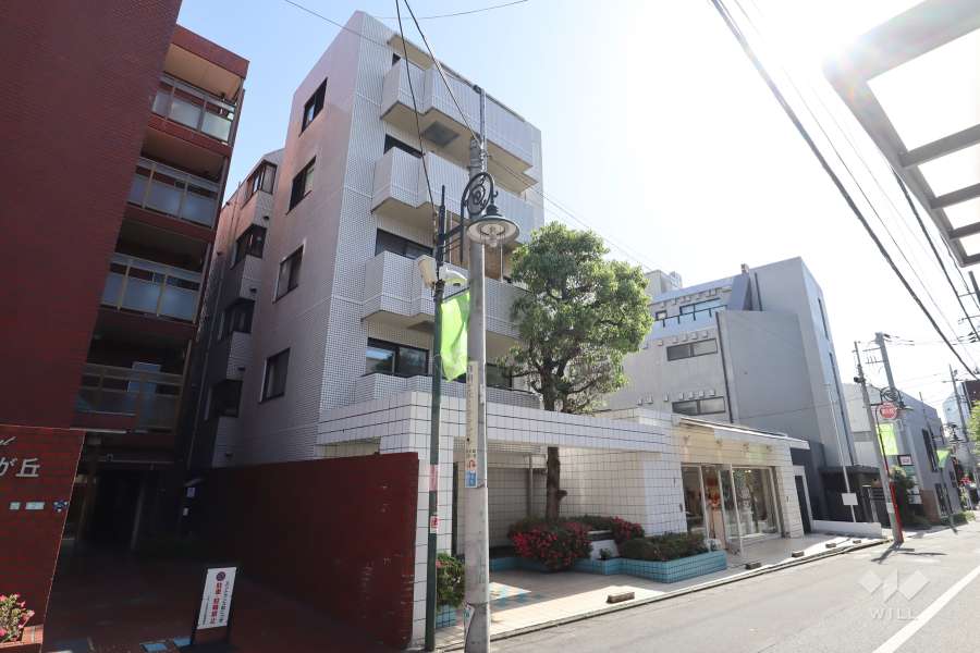 自由が丘シティハウスの外観（北東側から）