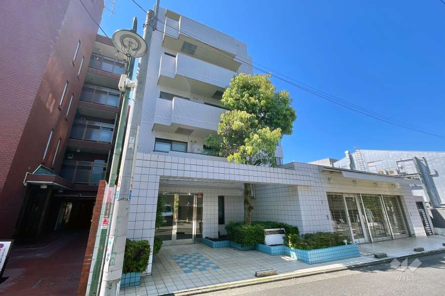 自由が丘シティハウスの外観（北東側から）