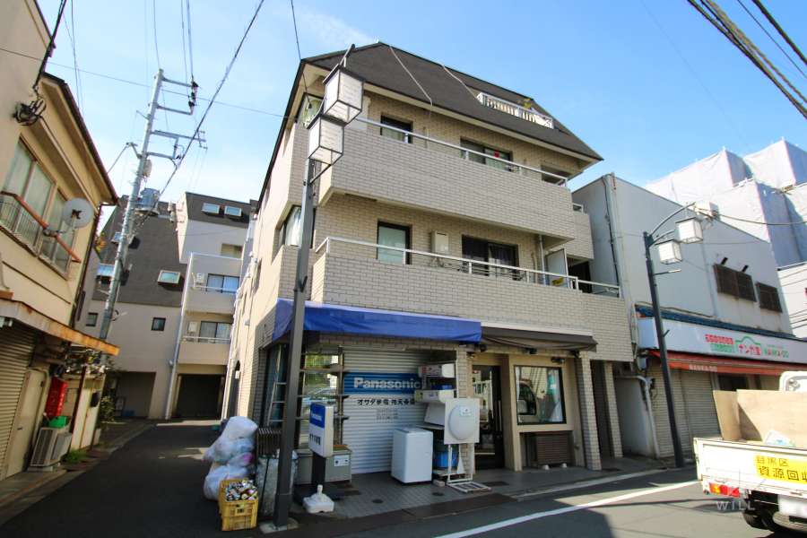 シティハイツ祐天寺の外観（北東側から）