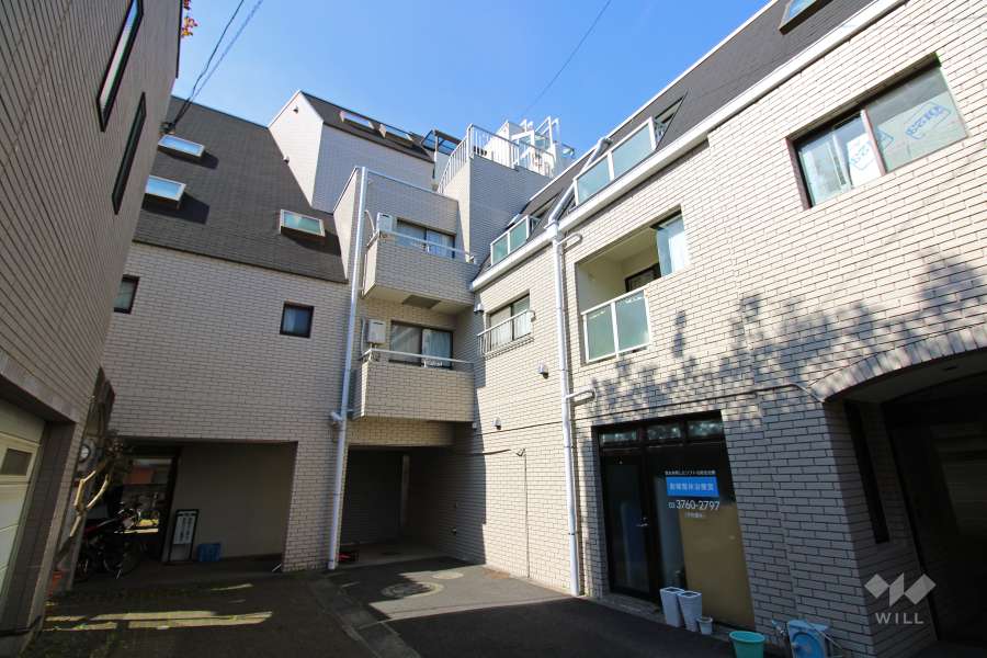 シティハイツ祐天寺の外観（北東側から）