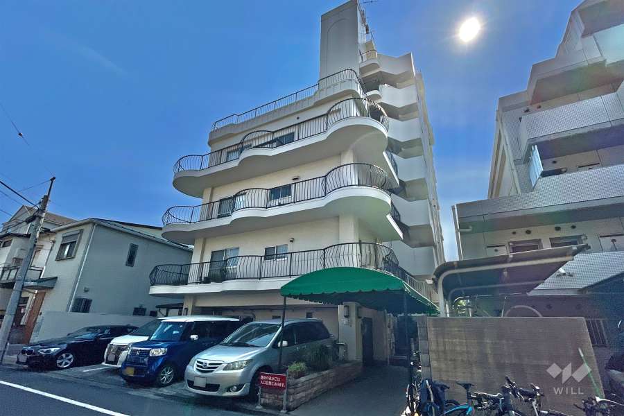 清水池ニュースカイマンションの外観（北西側から）