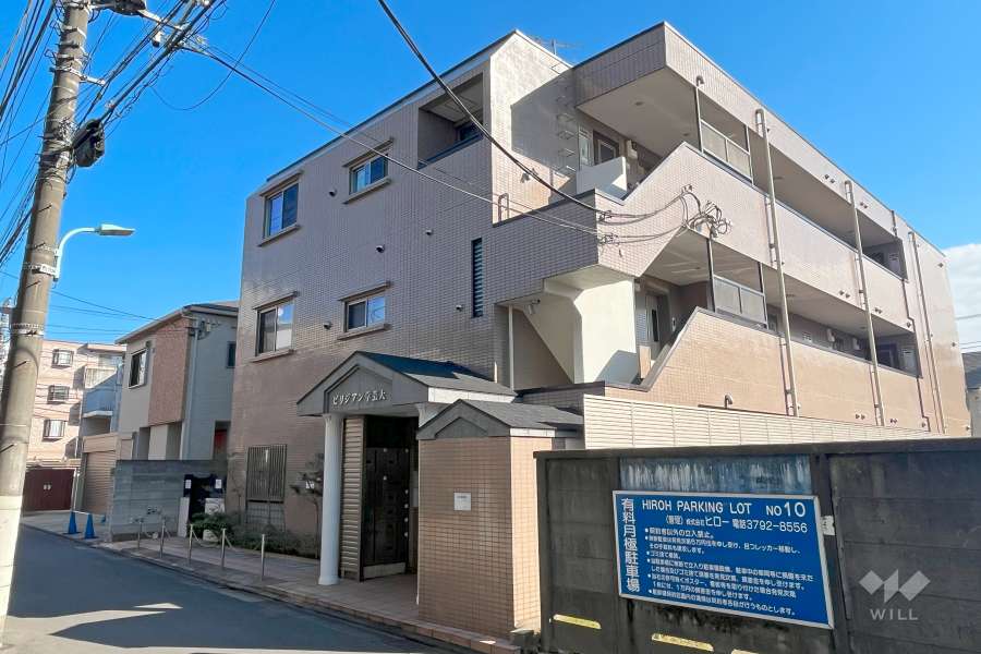 ビリジアン学芸大学の外観（西側から）