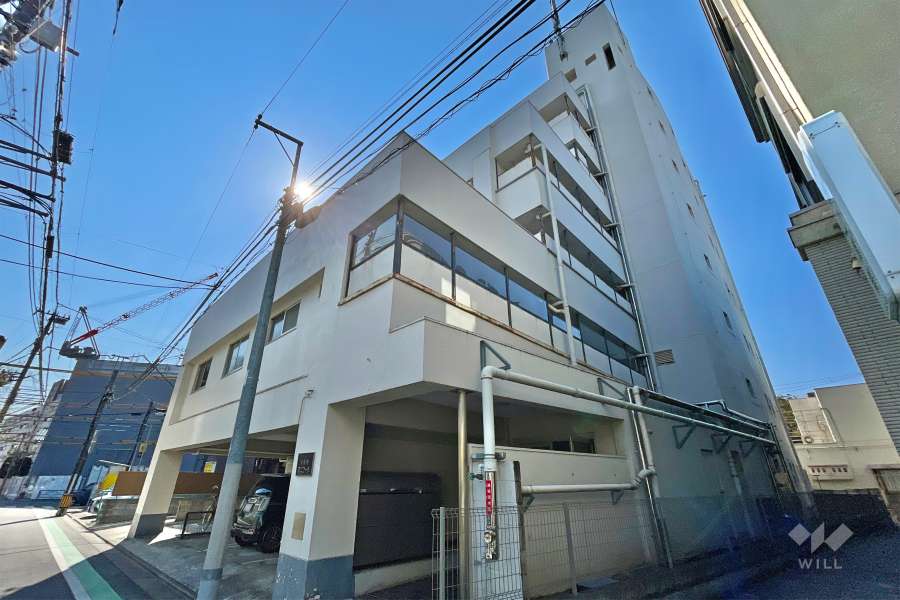 祐天寺第二コーポの外観（北西側から）