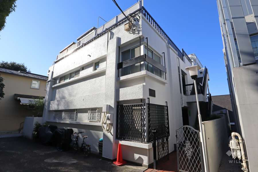 西郷山コーポラスの外観(北東側から)