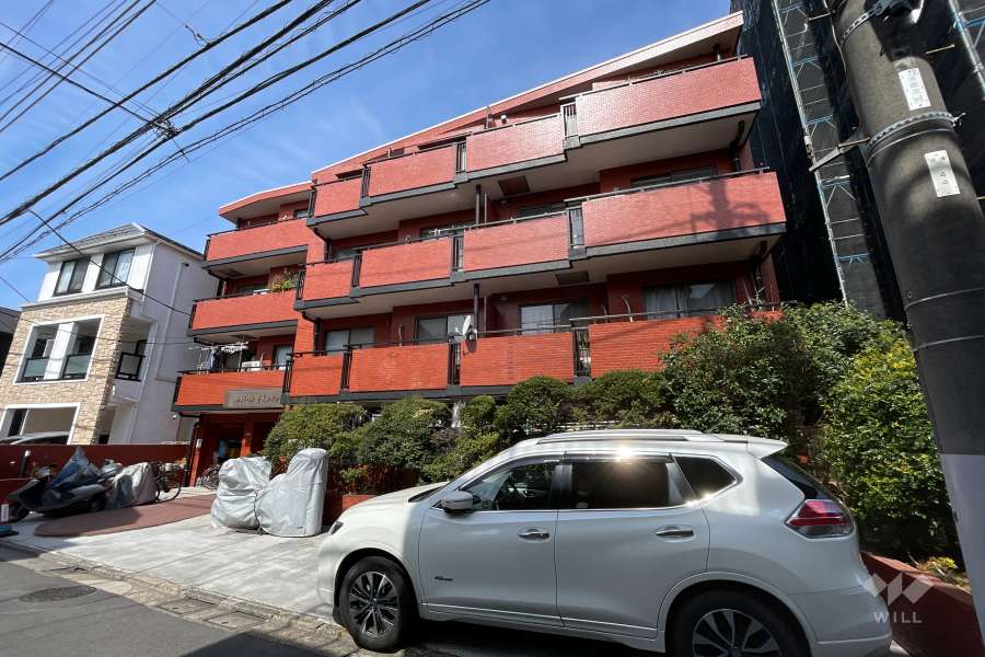 セザール目黒ガーデンの外観（南東側から）