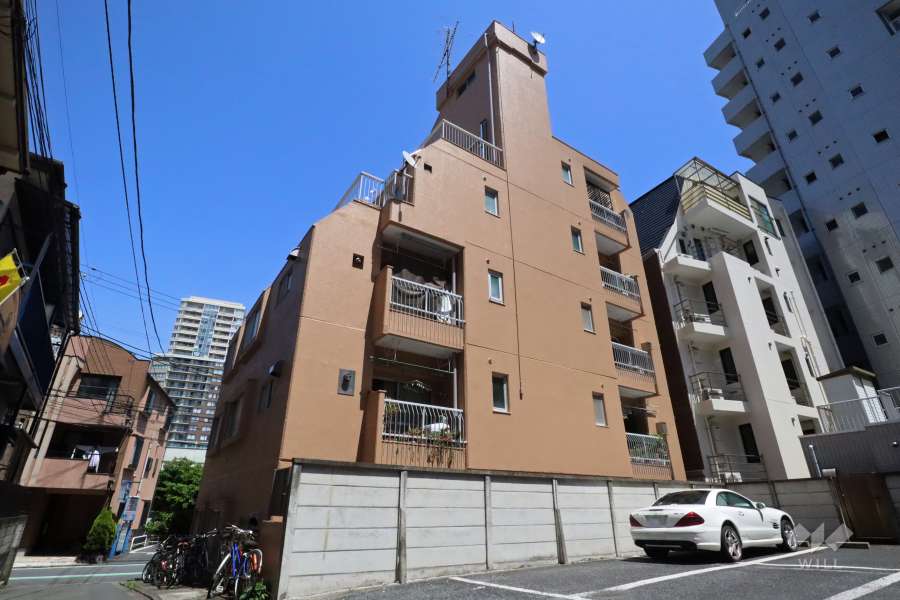 ライオンズマンション目黒第2の外観(南西側から)