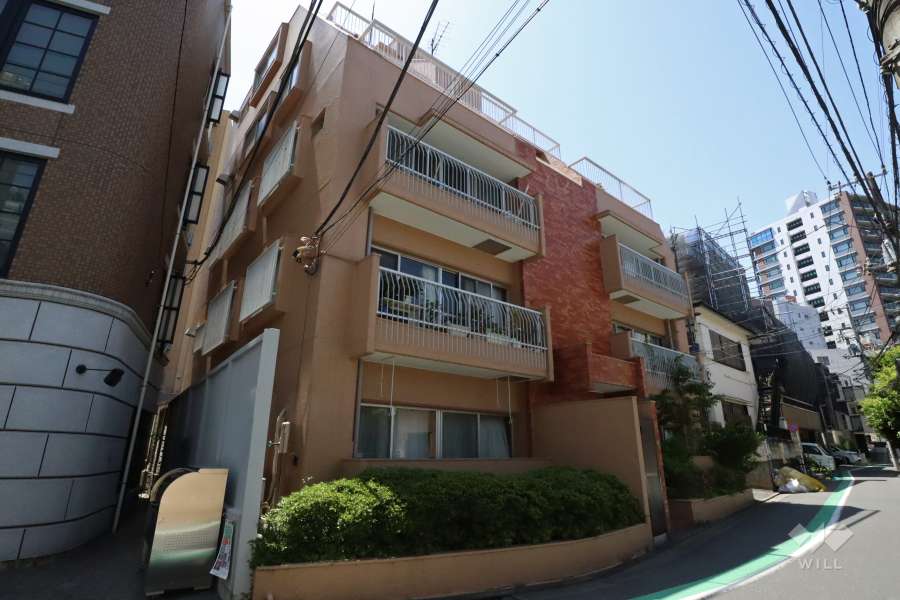 ライオンズマンション目黒第2の外観(北東側から)