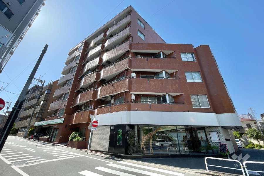 シャンボール柿の木坂の外観(南東側から）