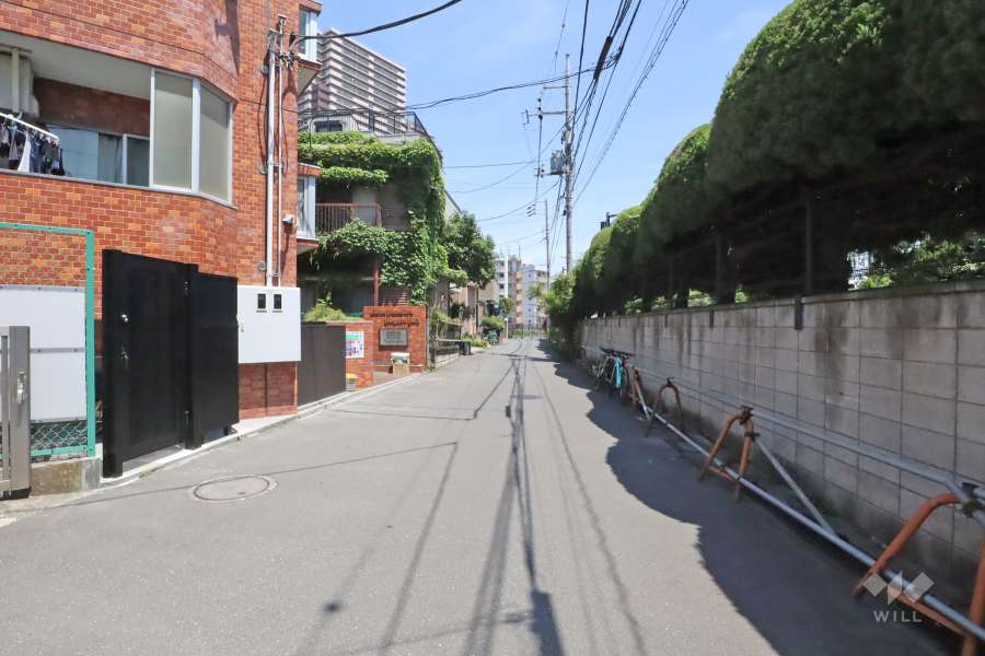 敷地南側の前面道路