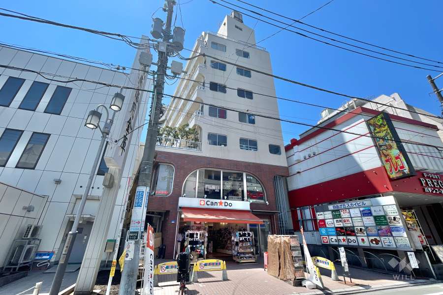 自由が丘スカイビルの外観（北東側から）