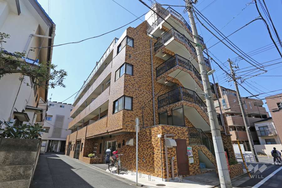 エーブル目黒洗足の外観（南東側から）