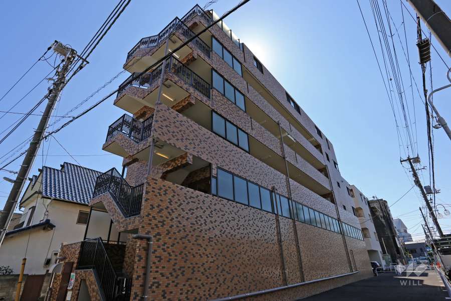 エーブル目黒洗足の外観（北東側から）