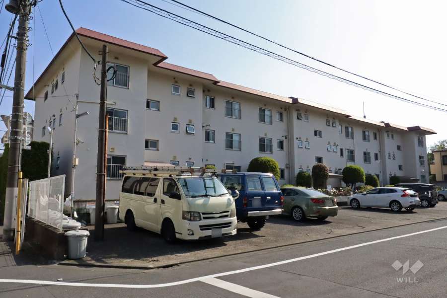 下目黒アパートメンツの外観(北東側から)